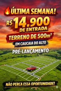 Lote/Terreno à venda, 500m² no Centro (Caucaia do Alto), Cotia