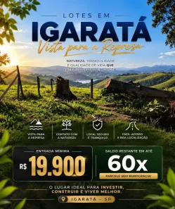 Lote/Terreno à venda, 600m² no , Igaratá