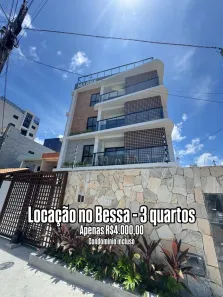 Apartamento com 3 Quartos para alugar, 65m² no Aeroclube, João Pessoa