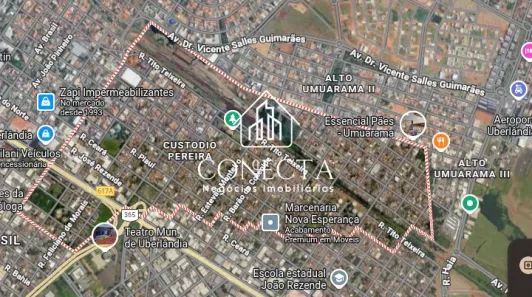 Lote/Terreno à venda, 600m² no Custódio Pereira, Uberlândia