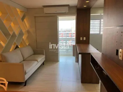 Apartamento com 1 Quarto para alugar, 47m² no Boqueirão, Santos