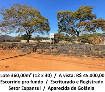 Lote/Terreno à venda, 360m² no Expansul, Aparecida de Goiânia