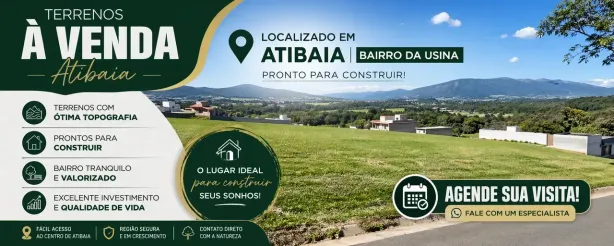 Lote/Terreno à venda, 500m² no Loteamento Jardim Morumbi, Atibaia