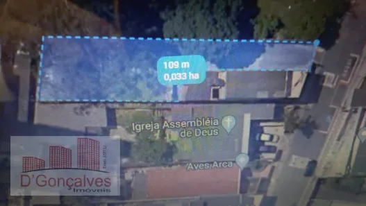 Lote/Terreno à venda, 340m² no Centro, Diadema