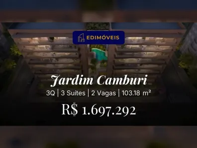 Apartamento com 3 Quartos à venda, 103m² no Jardim Camburi, Vitória