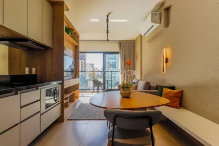 Apartamento com 1 Quarto para alugar, 42m² no Cambuí, Campinas
