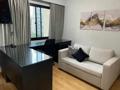 Flat com 1 Quarto para alugar, 26m² no Indianópolis, São Paulo