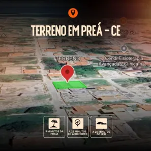 Lote/Terreno à venda, 420m² no Caiçara, Cruz