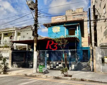 Imóvel Comercial com 3 Quartos para alugar, 300m² no José Menino, Santos