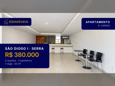 Apartamento com 2 Quartos à venda, 53m² no São Diogo I, Serra