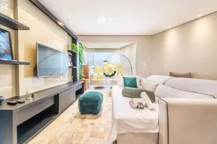 Flat com 1 Quarto à venda, 59m² no Jardim Leonor, São Paulo