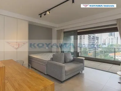 Apartamento com 1 Quarto para alugar, 41m² no Brooklin Paulista, São Paulo