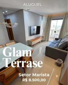 Apartamento com 3 Quartos para alugar, 134m² no Setor Marista, Goiânia