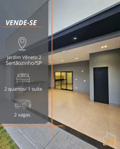 Casa com 2 Quartos à venda, 111m² no Jardim Lopes da Silva, Sertãozinho