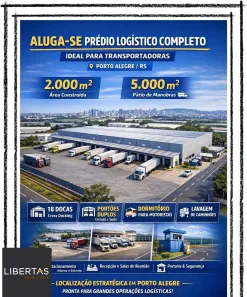 Galpão/Depósito/Armazém com 10 Quartos para alugar, 2499m² no Sarandi, Porto Alegre