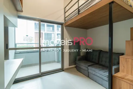 Apartamento com 1 Quarto para alugar, 25m² no Jardim das Acácias, São Paulo