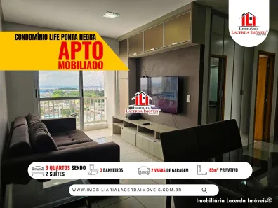 Apartamento com 3 Quartos para alugar, 85m² no Santo Agostinho, Manaus