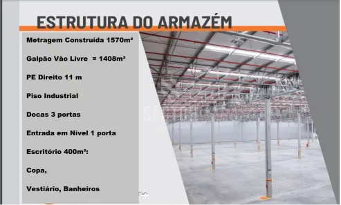 Galpão/Depósito/Armazém para alugar, 1797m² no Rio Pequeno, São José dos Pinhais