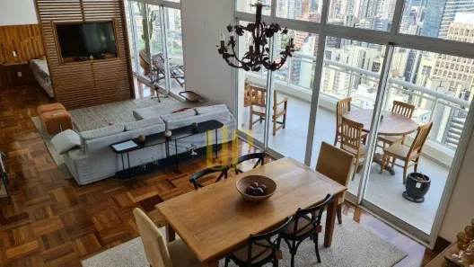 Apartamento com 1 Quarto para alugar, 108m² no Cidade Monções, São Paulo