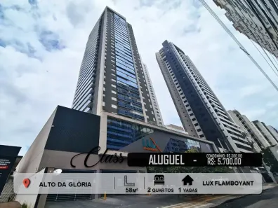 Apartamento com 2 Quartos para venda ou aluguel, 58m² no Alto da Glória, Goiânia