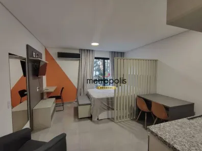 Apartamento com 1 Quarto para alugar, 27m² no Assunção, São Bernardo do Campo