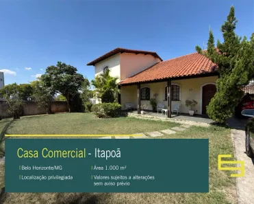 Imóvel Comercial à venda, 1000m² no Itapoã, Belo Horizonte