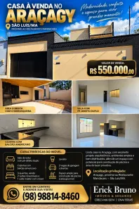 Casa com 3 Quartos à venda, 150m² no Olho D'Água, São Luís