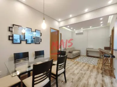 Apartamento com 2 Quartos para alugar, 60m² no José Menino, Santos