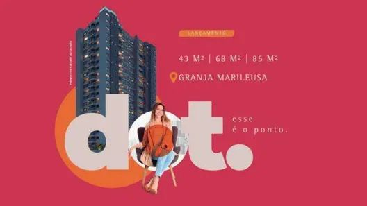 Apartamento com 1 Quarto à venda, 43m² no Granja Marileusa, Uberlândia