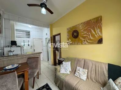 Apartamento com 1 Quarto para alugar, 37m² no Boqueirão, Santos