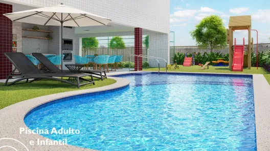 Apartamento com 3 Quartos à venda, 61m² no Zumbi, Recife