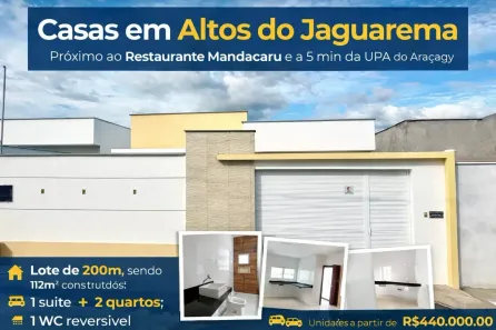 Casa com 3 Quartos à venda, 113m² no Araçagy, São José de Ribamar
