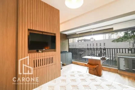 Apartamento com 1 Quarto para alugar, 33m² no Jardim Paulista, São Paulo