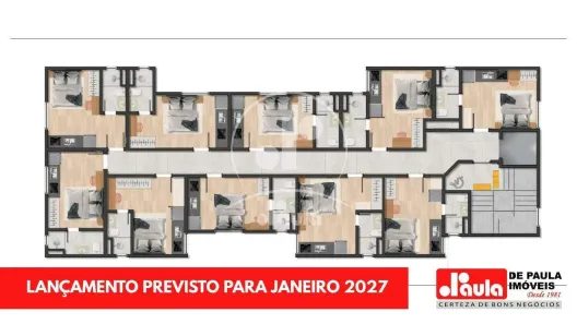 Apartamento com 1 Quarto à venda, 20m² no Bangú, Santo André