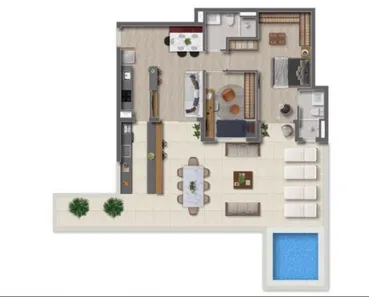Apartamento com 2 Quartos à venda, 104m² no Centro Comercial Jubran, Barueri