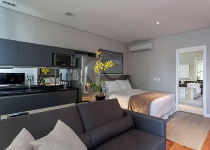 Apartamento com 1 Quarto para venda ou aluguel, 36m² no Itaim Bibi, São Paulo