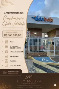 Apartamento com 3 Quartos à venda, 70m² no Marivan, Aracaju