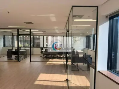 Sala Comercial para alugar, 240m² no Cidade Monções, São Paulo