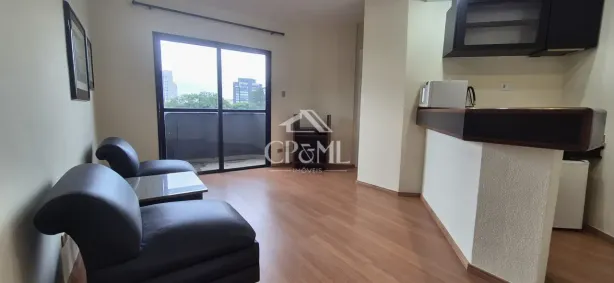 Apartamento com 1 Quarto para alugar, 38m² no Santo Amaro, São Paulo