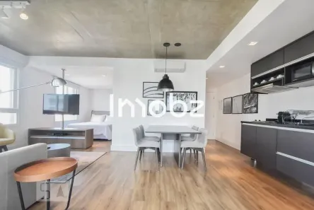 Kitnet com 1 Quarto à venda, 62m² no Cidade Monções, São Paulo