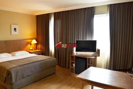 Flat com 1 Quarto para alugar, 29m² no Cidade Monções, São Paulo