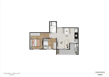Apartamento com 2 Quartos à venda, 41m² no Vila Vermelha, São Paulo