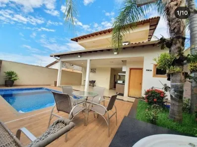 Casa de Condomínio com 4 Quartos para venda ou aluguel, 307m² no Residencial Villaggio, Bauru