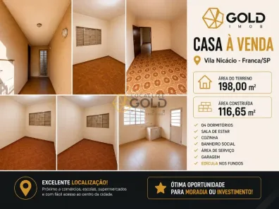 Casa com 4 Quartos à venda, 116m² no Estação, Franca