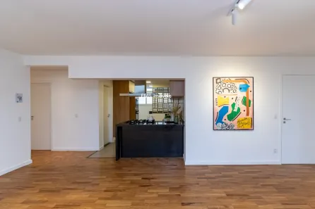Apartamento com 3 Quartos para alugar, 129m² no Higienópolis, São Paulo