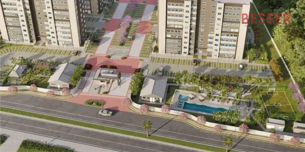 Apartamento com 2 Quartos à venda, 47m² no Central Park, Cachoeirinha