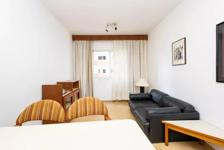 Apartamento com 1 Quarto para alugar, 50m² no Consolação, São Paulo