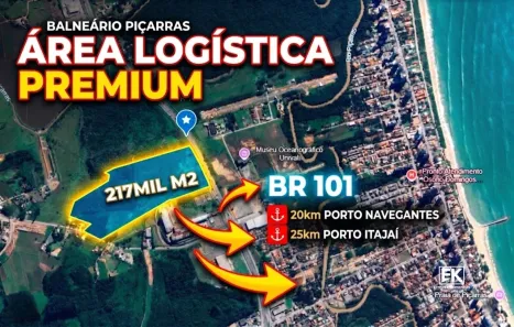 Lote/Terreno à venda, 217630m² no , Balneário Piçarras