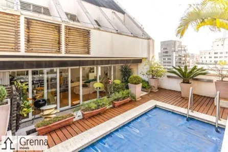 Cobertura com 1 Quarto para alugar, 230m² no Vila Nova Conceição, São Paulo