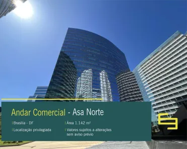 Imóvel Comercial para alugar, 1142m² no Asa Norte, Brasília